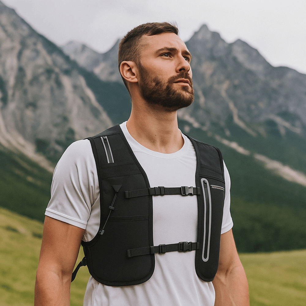 Running Gear Reflective - Gilet da corsa riflettente riflettente Confezione