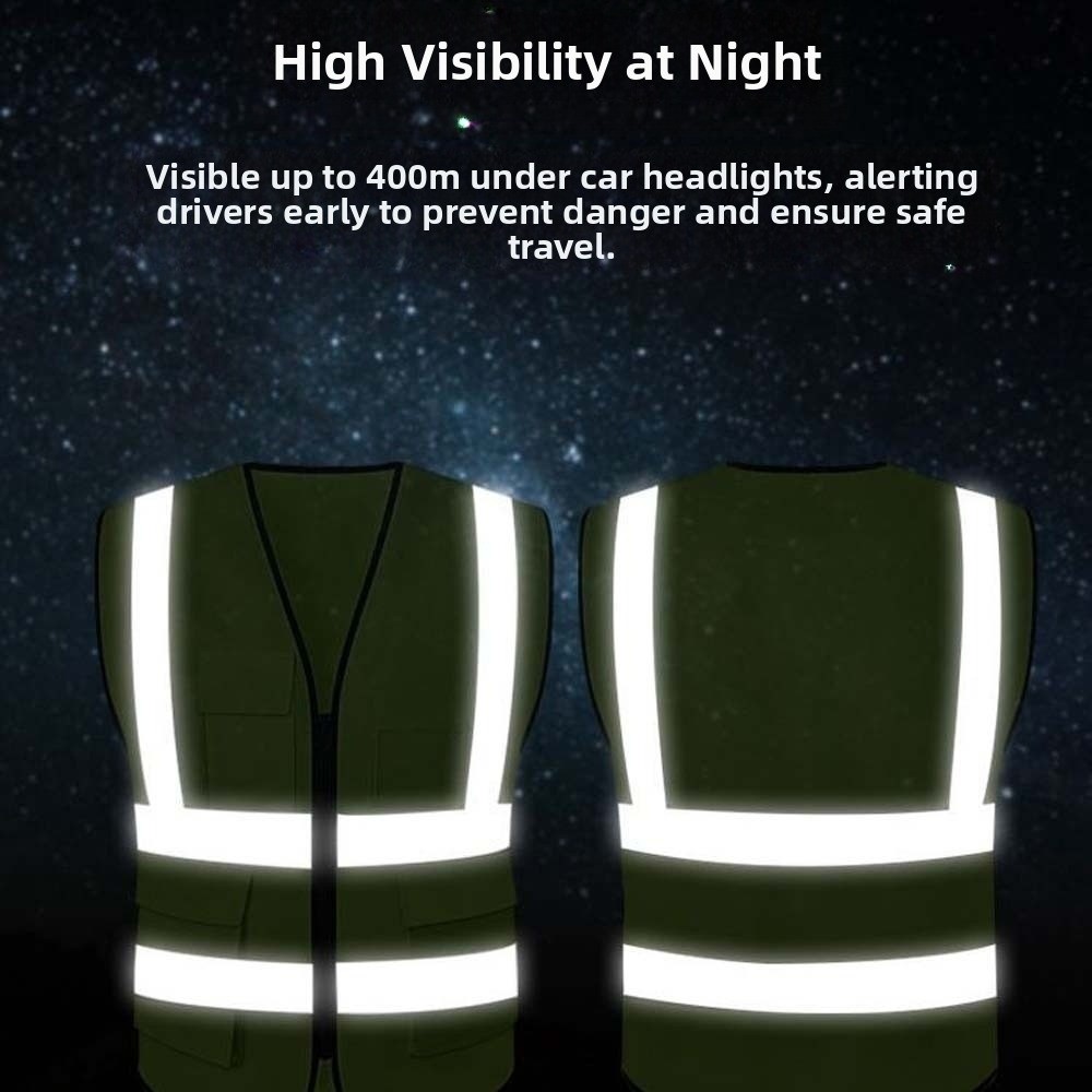 Running Gear Reflective - Gilet riflettente ad alta visibilità Avvertimento