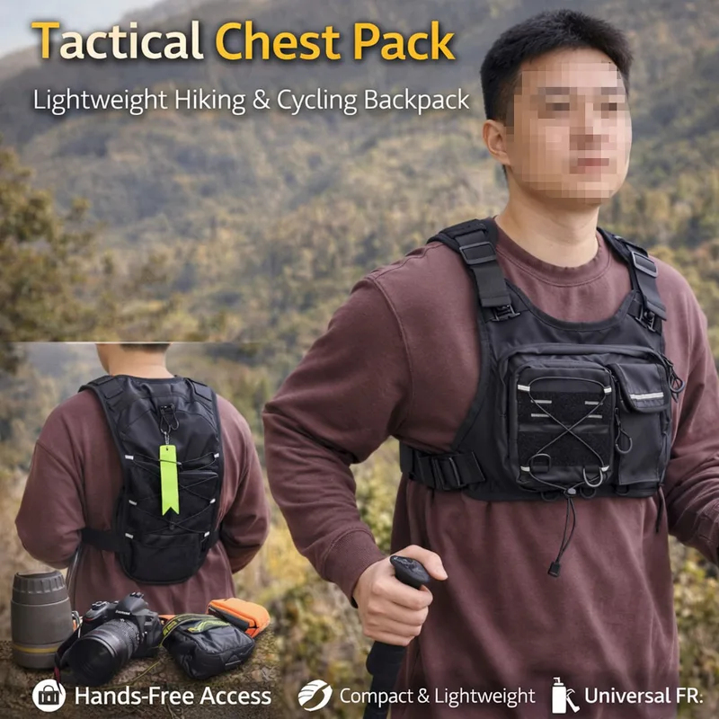 Running Gear Essential - Nuovo Gilet Tattico 2026 con Sacca