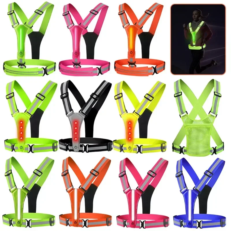 LED Reflective Vest Running Ge - Running Gear Lights recensione e prezzo