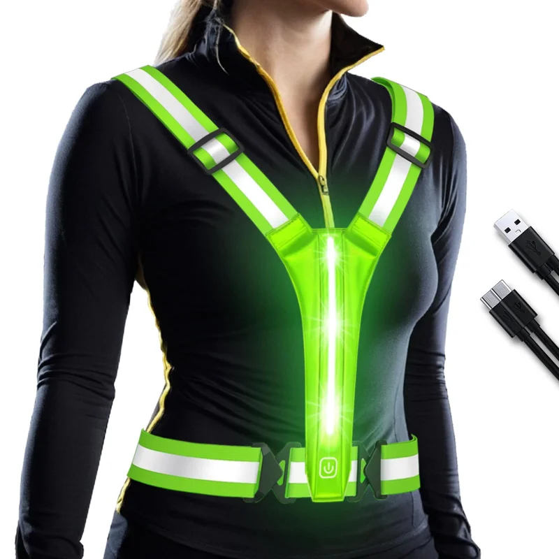 LED Reflective Vest Running Ge - Running Gear Lights recensione e prezzo