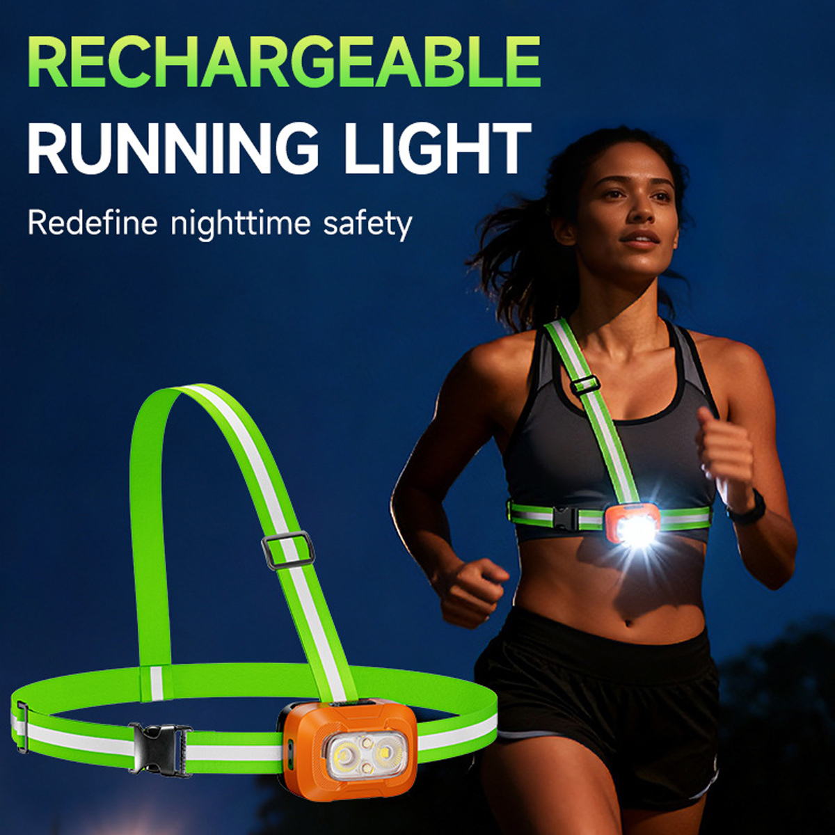 Luce da Corsa USB Ricaricabile - Running Gear Reflective recensione e prezzo