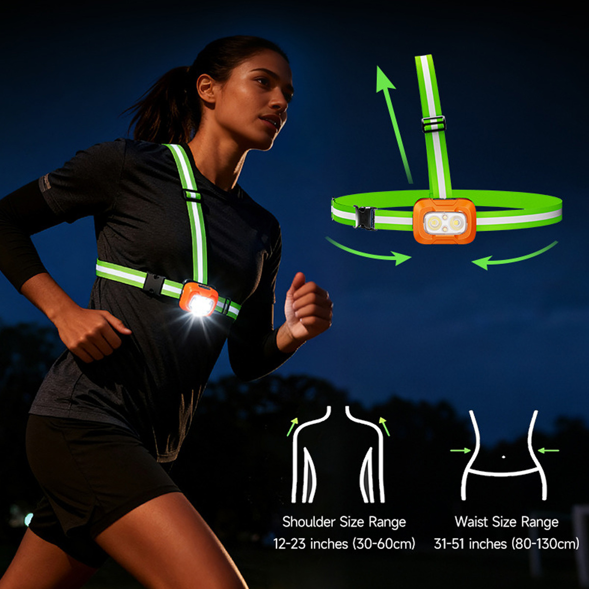 Luce da Corsa USB Ricaricabile - Running Gear Reflective recensione e prezzo