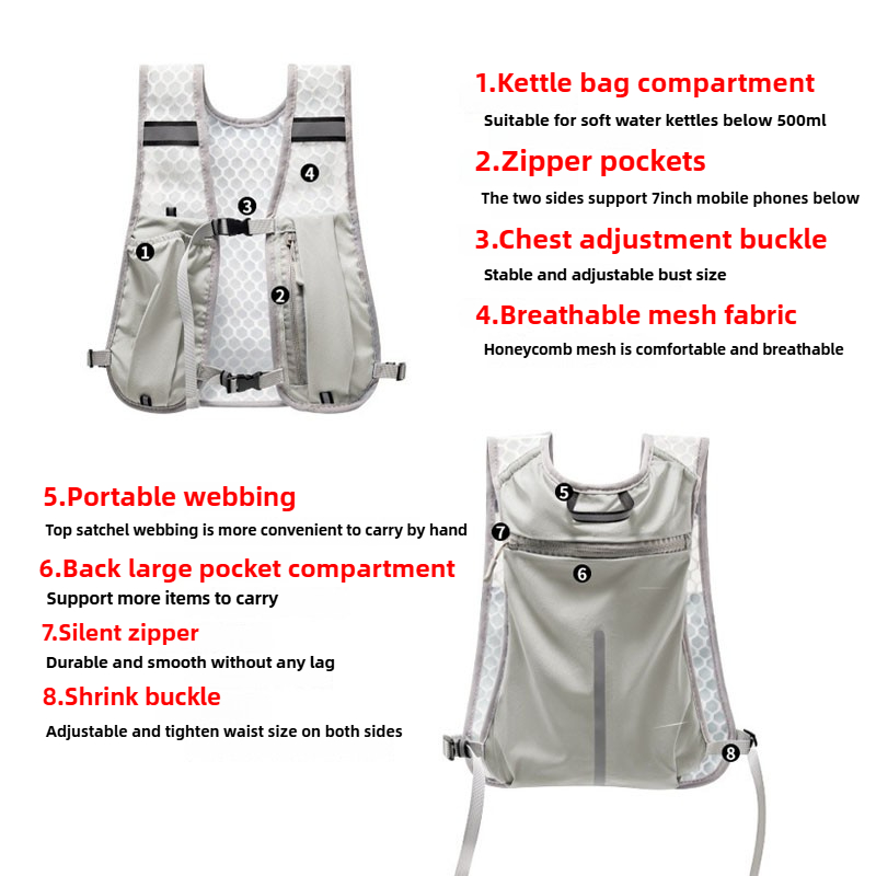 2025 nuovo gilet portaoggetti  - Running Gear Reflective recensione e prezzo